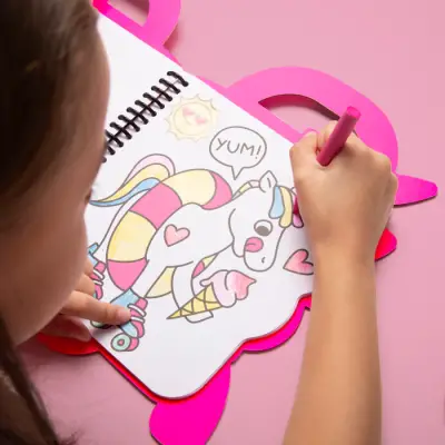 Omy Super Coloring & Stickers Book - Lily - 4