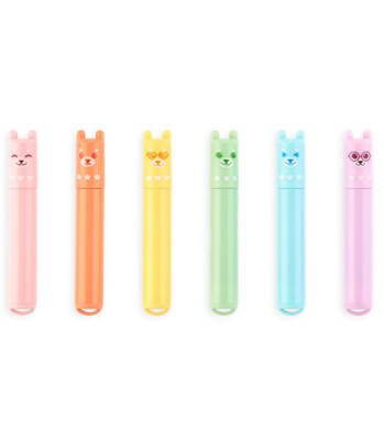 Ooly Beary Sweet Mini Kokulu 6'lı Highlighter 130-076 - 2