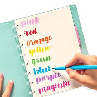 Ooly Brilliant Brush Fırça Uçlu 24'lü Keçeli Kalem 130-069 - 6