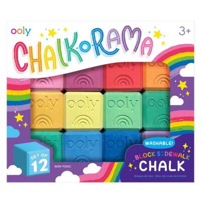 Ooly Chalk-O-Rama 12’li Dış Mekan Tebeşiri 124-007 - 1