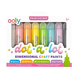 Ooly Dot-A-Lot 8'li Boya Tüpleri - Sedefli Renkler 170-008 - Ooly
