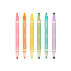 Ooly Dual Çift Uçlu Neon 6’lu Highlighter 130-078 - 3