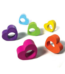 Ooly Heart Ring 6’lı Mum Boya 133-105 - 3