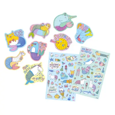 Ooly Kokulu Sticker Seti - Mer-Made To Party 120-045 - 2