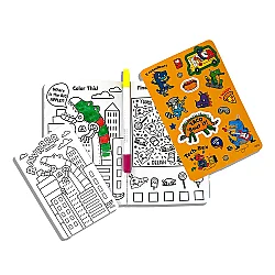 Ooly Let'S Go! Taşınabilir Aktivite Boyama Seti - Robo Dinos 161-164 - 4