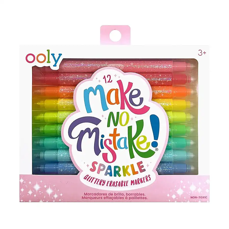 Ooly Make No Mistake Glitter Silinebilir 12’li Keçeli Kalem 130-125