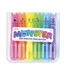 Ooly Monster Mini Kokulu 6'lı Highlighter 130-24 - 1