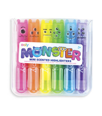 Ooly Monster Mini Kokulu 6'lı Highlighter 130-24 - 1