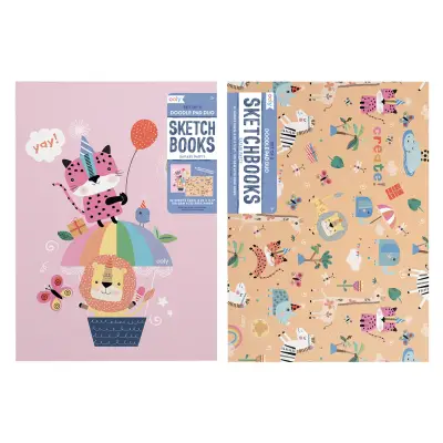 Ooly Pad Duo 2'li Eskiz Defteri - Safari Party 118-210 - 1