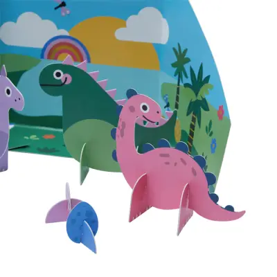 Ooly Pop! Make& Play Açılabilir Oyun Seti - Dino Land 172-013 - 4