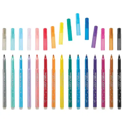 Ooly Rainbow Sparkle Simi 15’Li Keçeli Kalem 130-113 - 5