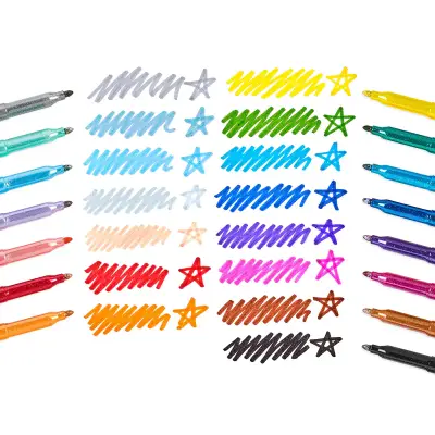 Ooly Rainbow Sparkle Simi 15’Li Keçeli Kalem 130-113 - 6