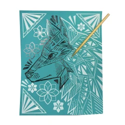 Ooly Scratch And Shine Sanat Seti - Geometric Animals 161-093 - 4