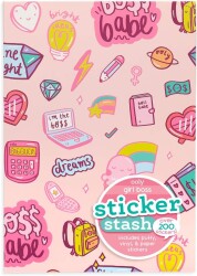 Ooly Sticker Stash Çıkartma Seti - Girl Boss 120-054 - 1