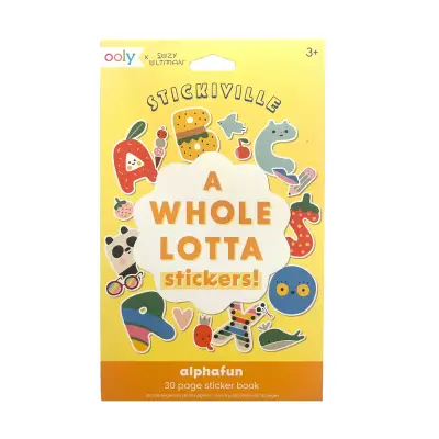 Ooly Stickiville Çıkartma Kitabı - A Whole Lotta Stickers! Alpha Fun 120-216 - 1