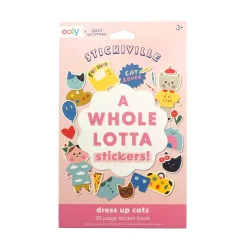 Ooly Stickiville Çıkartma Kitabı - A Whole Lotta Stickers! Dress Up Cats 120-215 - 1