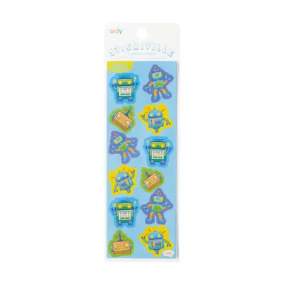 Ooly Stickville Çıkartmalar - Robots 120-092 - 1