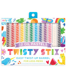 Ooly Twisty Stix 12'li Yağlı Pastel Boya 133-095 - Ooly