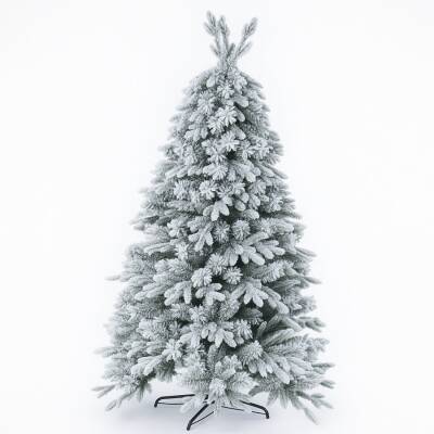 Orc Lüks Yapay Beyaz Kar Efektli 210 cm Çam Ağacı 210-956T - 1