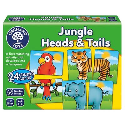 Orchard Jungle Heads & Tails 18 Ay+ Eğitici Kutu Oyunu 058 - 1