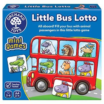 Orchard Little Bus Lotto 3 - 6 Yaş Eğitici Kutu Oyunu 355 - 1