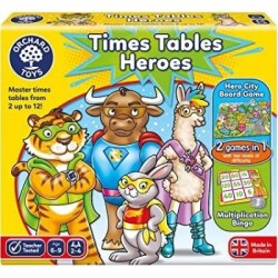 Orchard Times Tables Heroes 6 - 9 Yaş Eğitici Kutu Oyunu 101 - 1