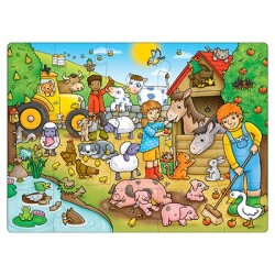 Orchard Who's On The Farm 3 Yaş+ Puzzle 302 - 4