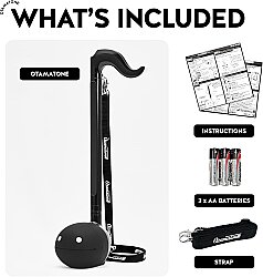 Otamatone English Deluxe Black - Orijinal Japon Tasarımı Elektronik Müzik Oyuncağı - 3