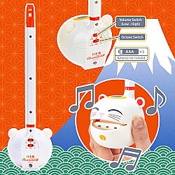 Otamatone English Lucky Cat - Orijinal Japon Tasarımı Elektronik Müzik Oyuncağı - 3