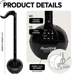Otamatone Regular Black – Orijinal Japon Tasarımı Elektronik Müzik Oyuncağı - 2