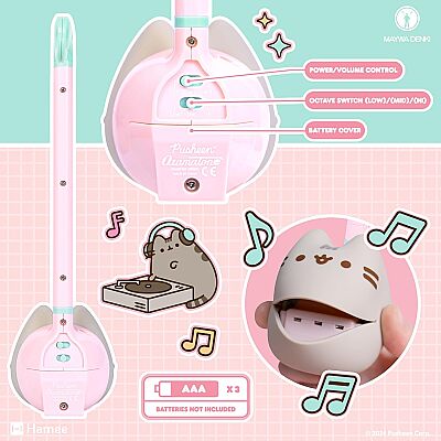 Otamatone Regular Pusheen - Orijinal Japon Tasarımı Elektronik Müzik Oyuncağı - 5