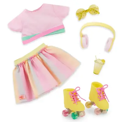 Our Generation Kıyafet Deluxe Rollerblades & Lemonade Bd30558Z - 1