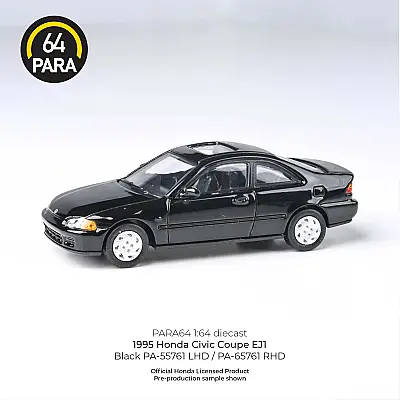 Para64 1995 Honda Civic Coupe EJ1 Black Rhd PA-65761 - 1