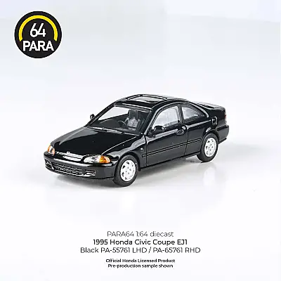 Para64 1995 Honda Civic Coupe EJ1 Black Rhd PA-65761 - 4