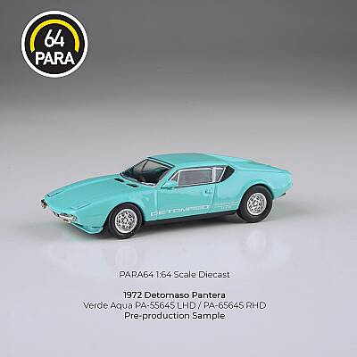 Para64 De Tomaso Pantera 1972 Verde Aqua lights down PA-55645 - 1