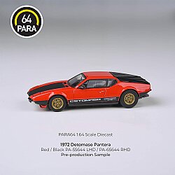 Para64 DeTomaso 1972 Pantera Red Black Lights Down Lhd PA-55644 - 4