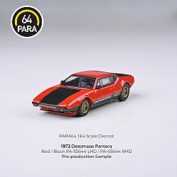 Para64 DeTomaso 1972 Pantera Red Black Lights Down Lhd PA-55644 - Para64
