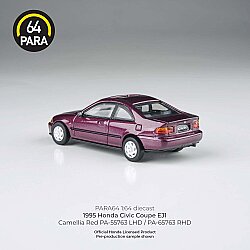 Para64 Honda Civic Coupe Ej1 1995 Camelia red PA-55763 - 4