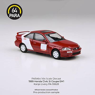 Para64 Honda Civic Si EM1 1999 Kanjo Livery PA-55628 - 4