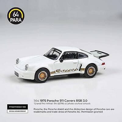 Para64 Porsche 911 Carrera RSR 3.0 Grand Prix White PA-55795 - 3