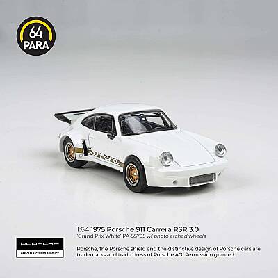 Para64 Porsche 911 Carrera RSR 3.0 Grand Prix White PA-55795 - 1