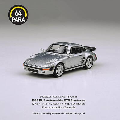 Para64 Porsche RUF BTR 1986 Slantnose Silver PA-55546 - 1
