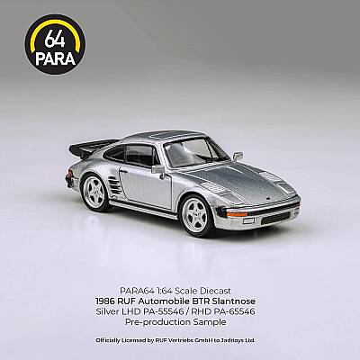 Para64 Porsche RUF BTR 1986 Slantnose Silver PA-55546 - 2