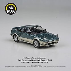Para64 Toyota 1985 MR2 MK1 Green/gold PA-55368 - Para64