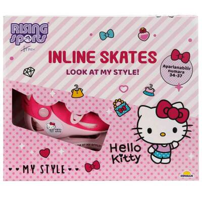 Hello Kitty Inline 4 Teker Paten - 34/37 - 5