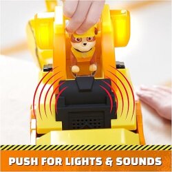 Paw Patrol Rubble and Crew Bark Yard Deluxe Buldozer İnşaat Kamyonu - 8