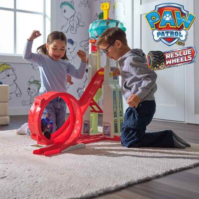 Paw Patrol Sesli ve Işıklı Rescue Wheels Temalı Oyun Seti 106 cm Spm-6069672 - 8