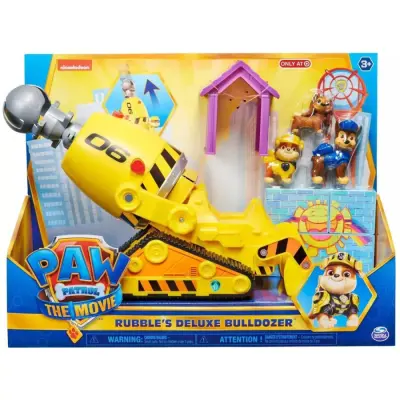 Paw Patrol The Movie Rubble Deluxe Vehicle 6063424 - 2