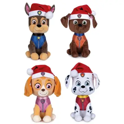 Paw Patrol Yılbaşı Serisi 27 Cm Peluş Figür Asorti. 760022375 - 1