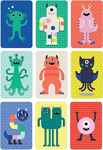Petit Collage Kart Oyunu - Too Many Monsters PTC255 - 2